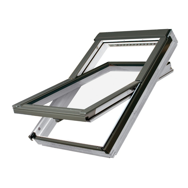 FAKRO FTW-V White Painted Centre Pivot Roof Window
