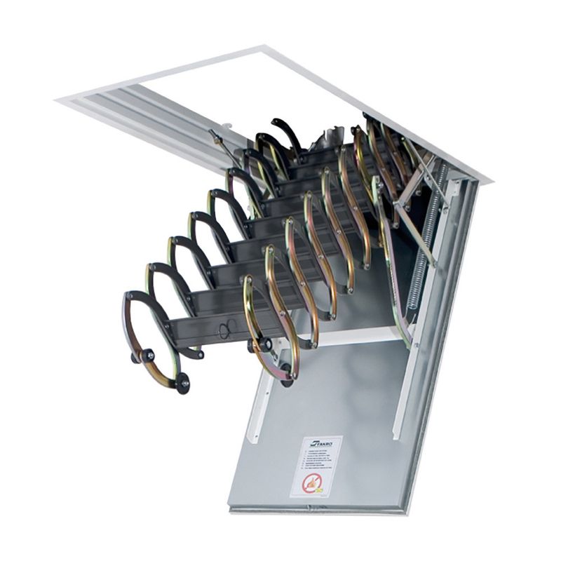 Fakro LSF Fire Resistant Scissor Loft Ladder 3m Length 70cm x 80cm