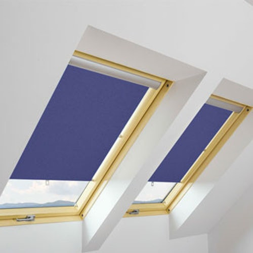 ARS/07 Fakro Window Roller Blind 78cm x 140cm ~ 223 Dark Blue
