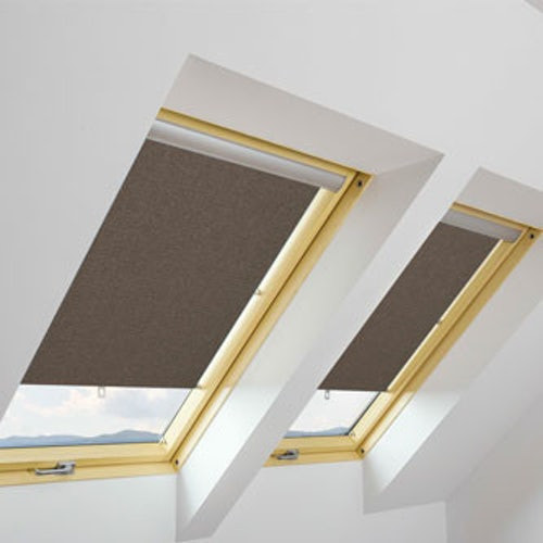 ARS/016 Fakro Window Roller Blind 55cm x 118cm ~ 218 Dark Brown