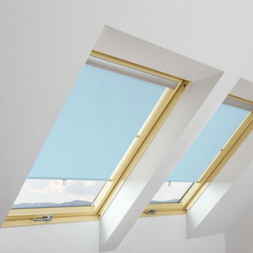 ARS/11 Fakro Window Roller Blind 114cm x 140cm ~ 004 Pale Blue