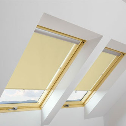 ARS/01 Fakro Window Roller Blind 55cm x 78cm ~ 203 Pale Yellow