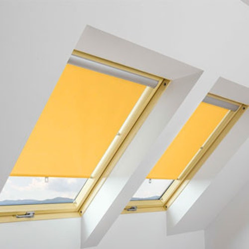 ARS/07 Fakro Window Roller Blind 78cm x 140cm ~ 219 Pastel orange