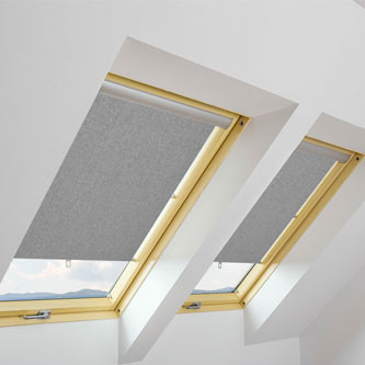 ARS/12 FAKRO Roller Blind in Slate Grey - 134cm x 98cm