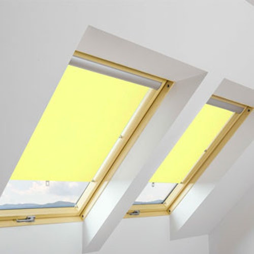 ARS II/04 FAKRO Roller Blind in Yellow - 66cm x 118cm