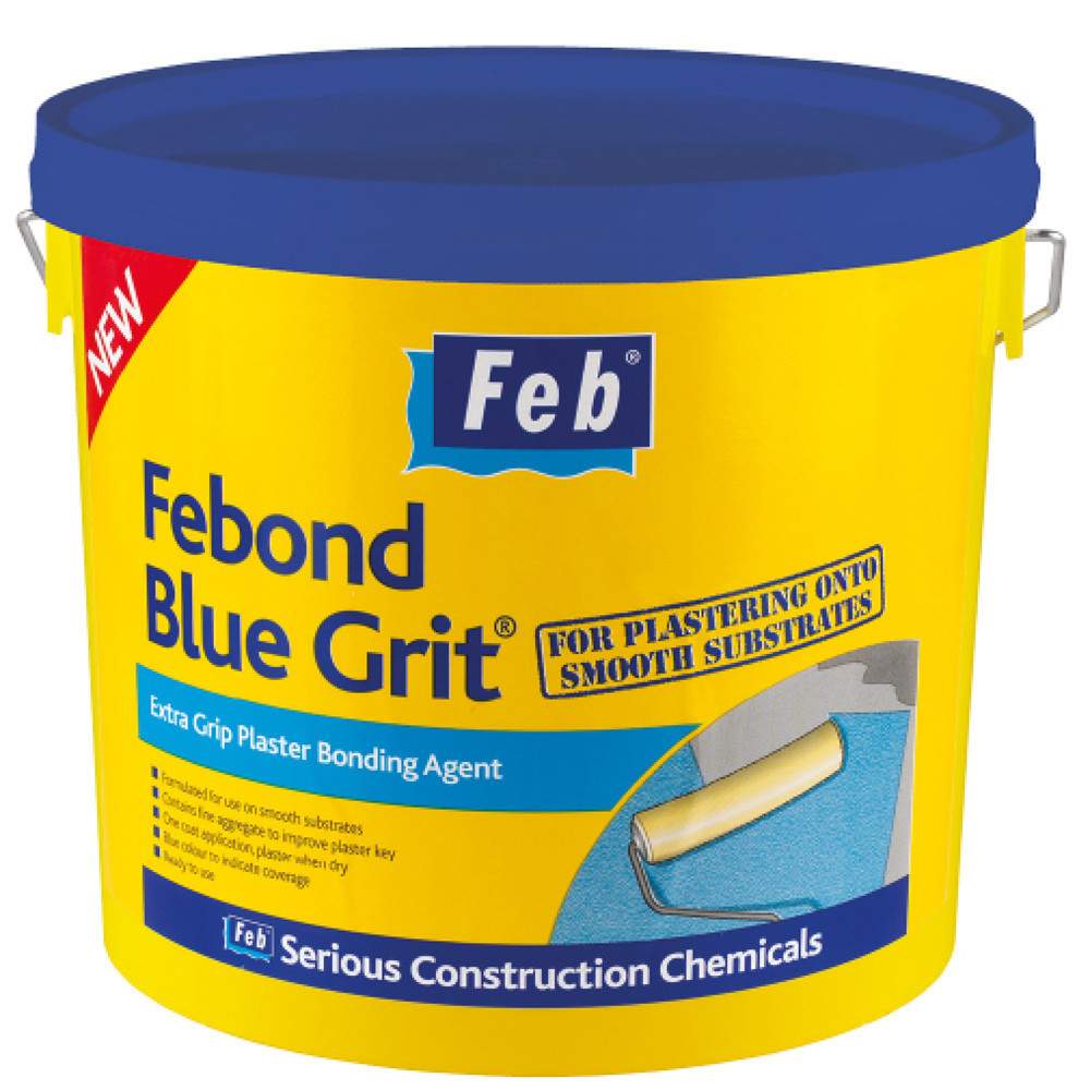 Febond Blue Grit - Extra Grip Plaster Bonding Agent - 10L 5029347608880 - Image 6