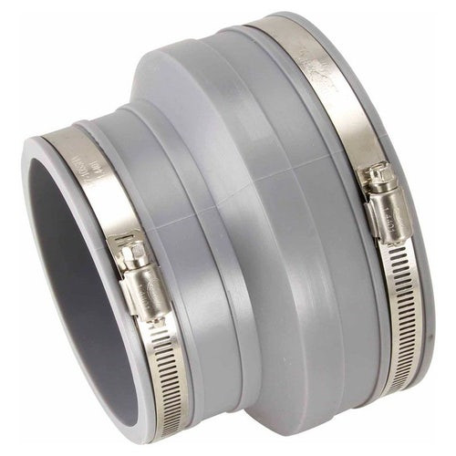 Fernco PVC Grey Plumbing Adaptor Coupling