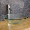Ferrara 350mm Clear Glass Round Countertop Basin