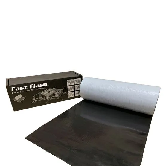 Fast Flash DEKS Fast Flash Lead Replacement Roof Flashing Black - 370mm x 5m Roll ...