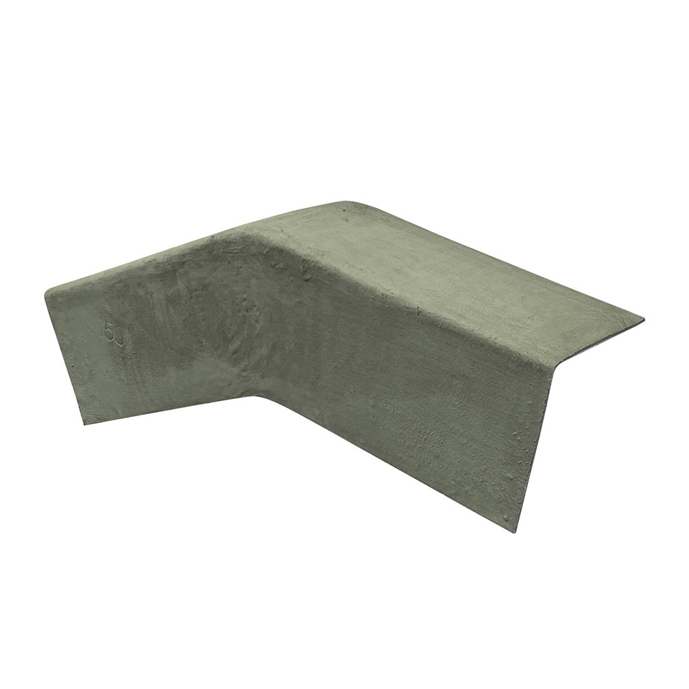 Briarwood EUROSIX Fibre Cement 300X300mm Plain Wing Cranked 2200mm Barge Board in Moorland Green