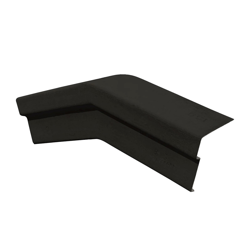 Briarwood EUROSIX Fibre Cement Vergeline Cranked 1300mm Barge Board in Van Dyke Brown