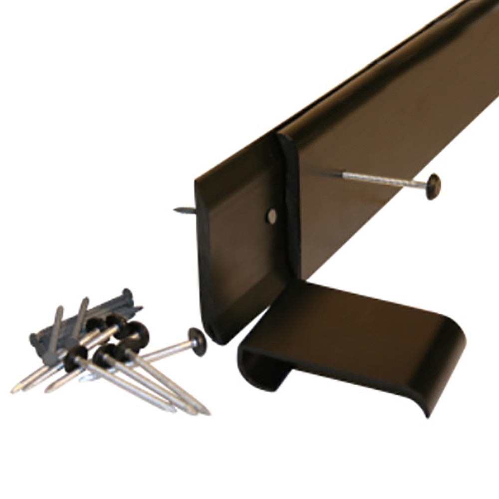 Firestone Rubbatrim 2.5m x 65mm 2 Piece Gutter - Anthracite Grey 