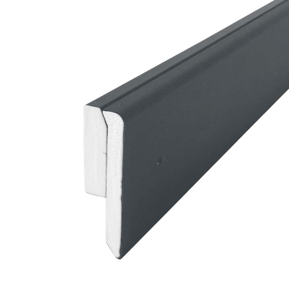 FlexiProof Anthracite Grey 2.5m Integra Trim Solid Gutter Drip Trim