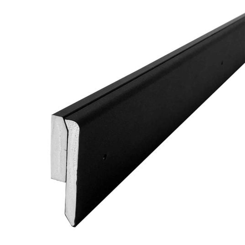 FlexiProof Black 2.5m Integra Trim Solid Gutter Drip Trim
