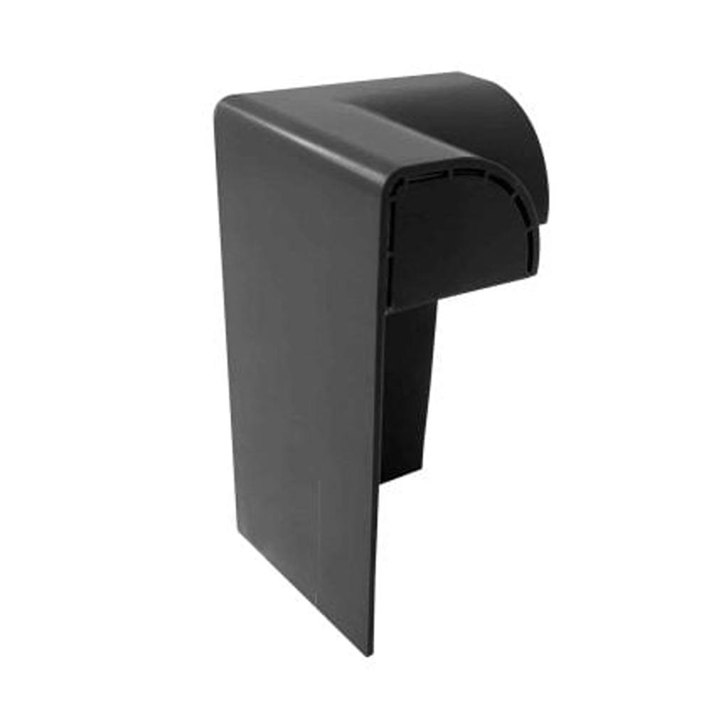FlexiProof Integra Trim Cellular Raised Kerb External Corner - Black