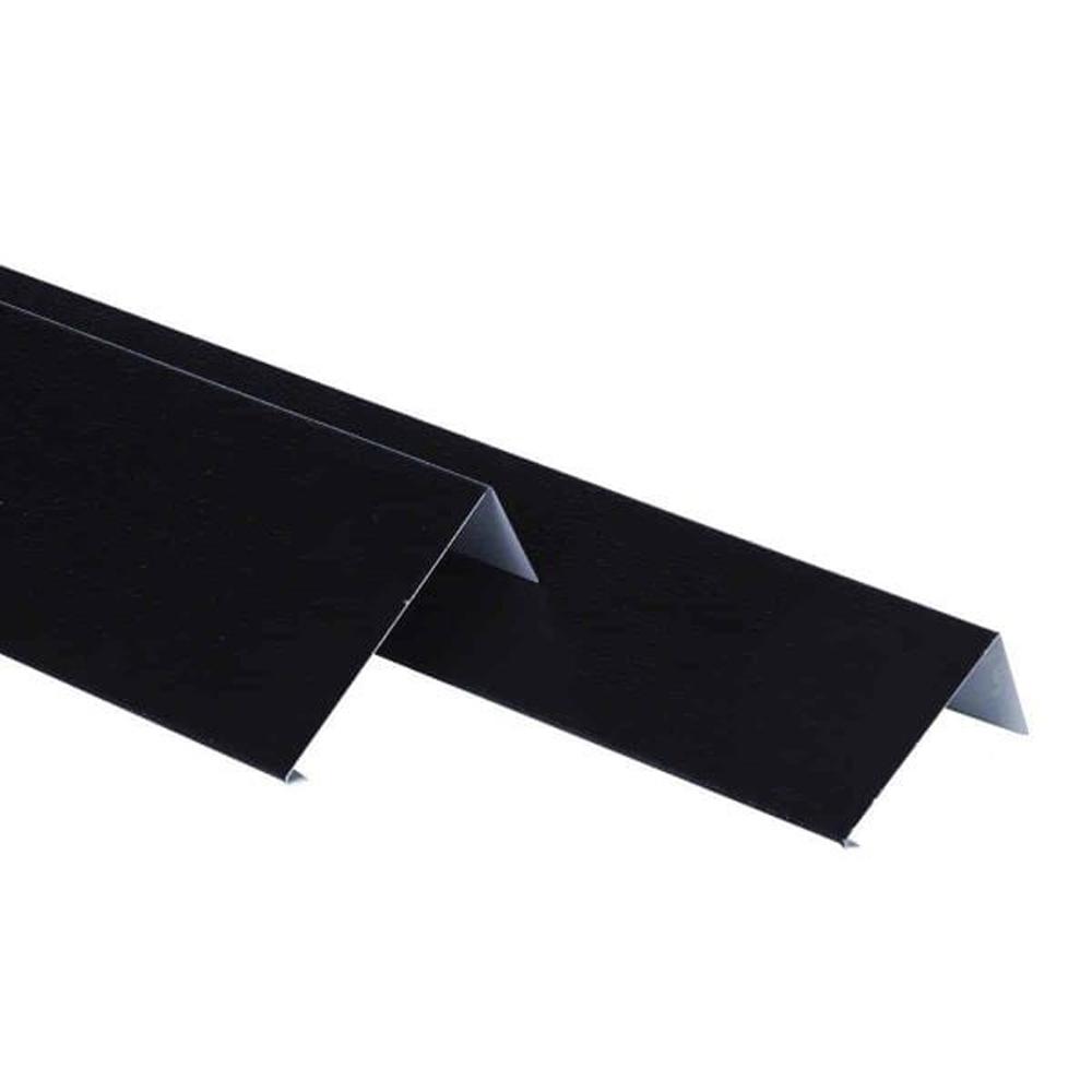 FlexiProof 100mm Metal Edge Trim with 5 fixings - Anthracite Grey