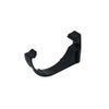 FloPlast Plastic Guttering 112mm Half Round Black Fascia Bracket
