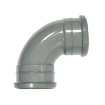 FloPlast Grey Soil 92.5 Degree Double Socket Bend - 110mm