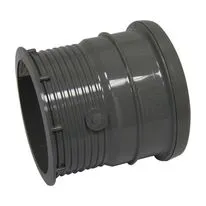 FloPlast Grey Soil Drain Connector - 110mm