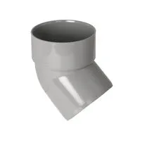 FloPlast Grey Soil Offset Bottom Bend - 110mm