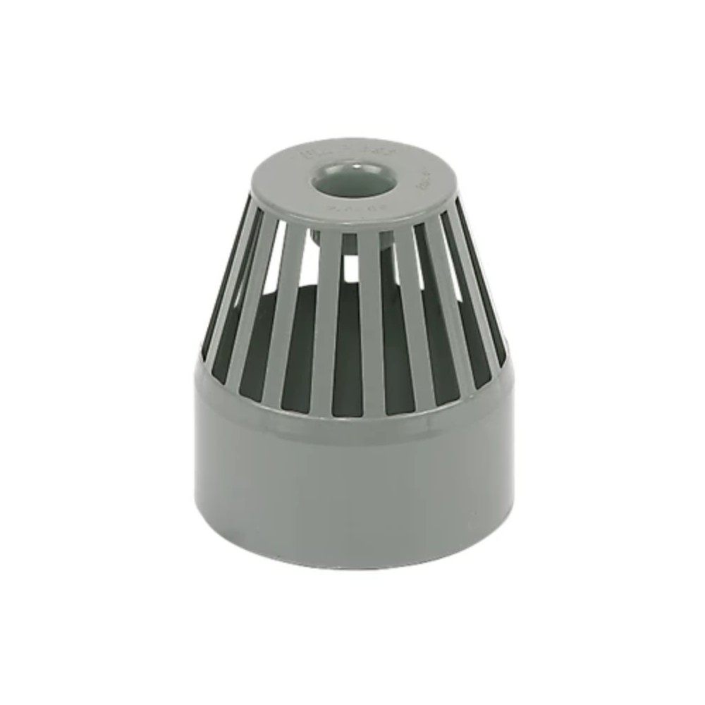 FloPlast Grey Soil Vent Terminal - 110mm