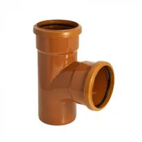 FloPlast Underground 110mm Double Socket Drain Pipe Junction