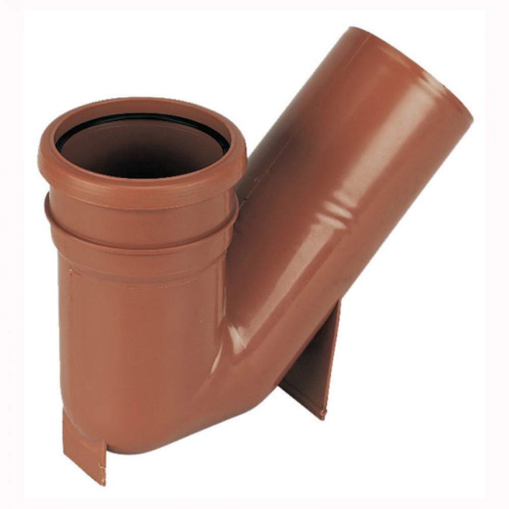 Floplast Terracotta Underground 110Mm Universal Gully Trap Pvcu