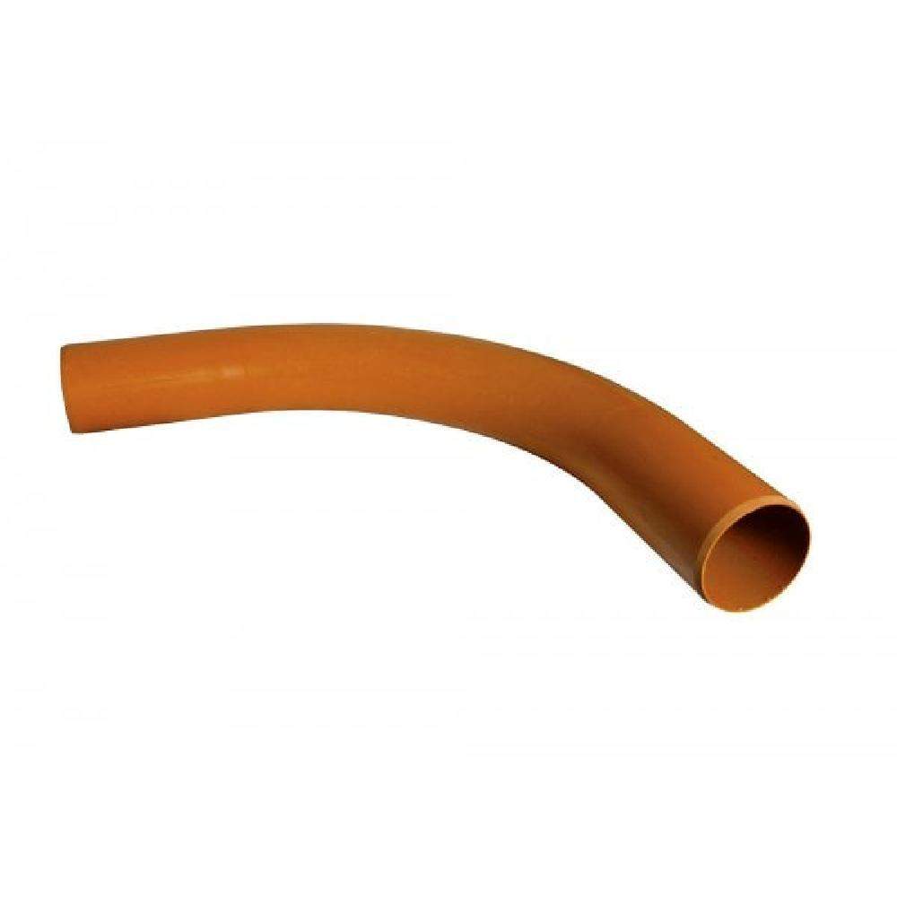 Jtm Terracotta 110Mm Underground Plain End Long Radius Bend - 87.5 Degree Plastic