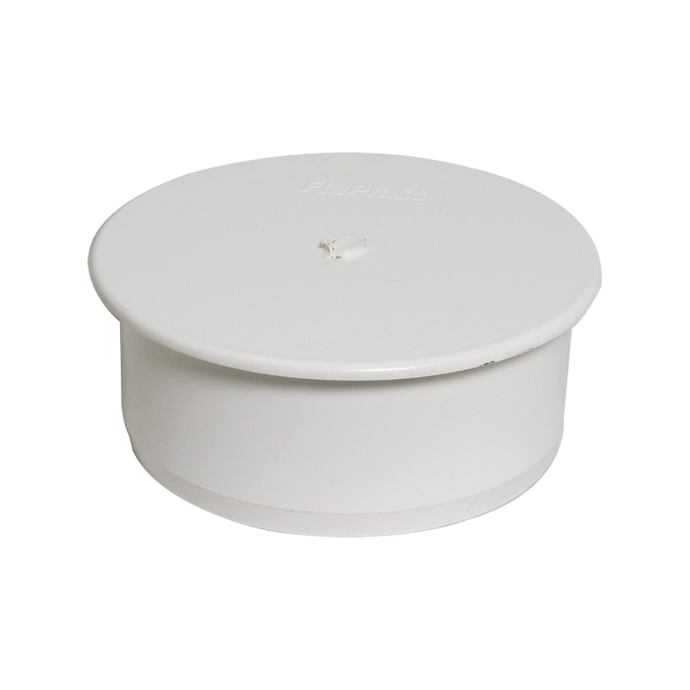 FloPlast White Soil Socket Plug - 110mm