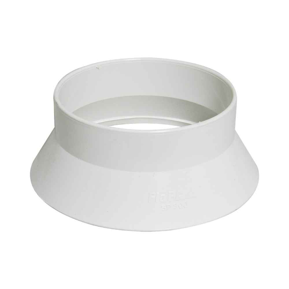 FloPlast White Soil Weather Collar - 110mm