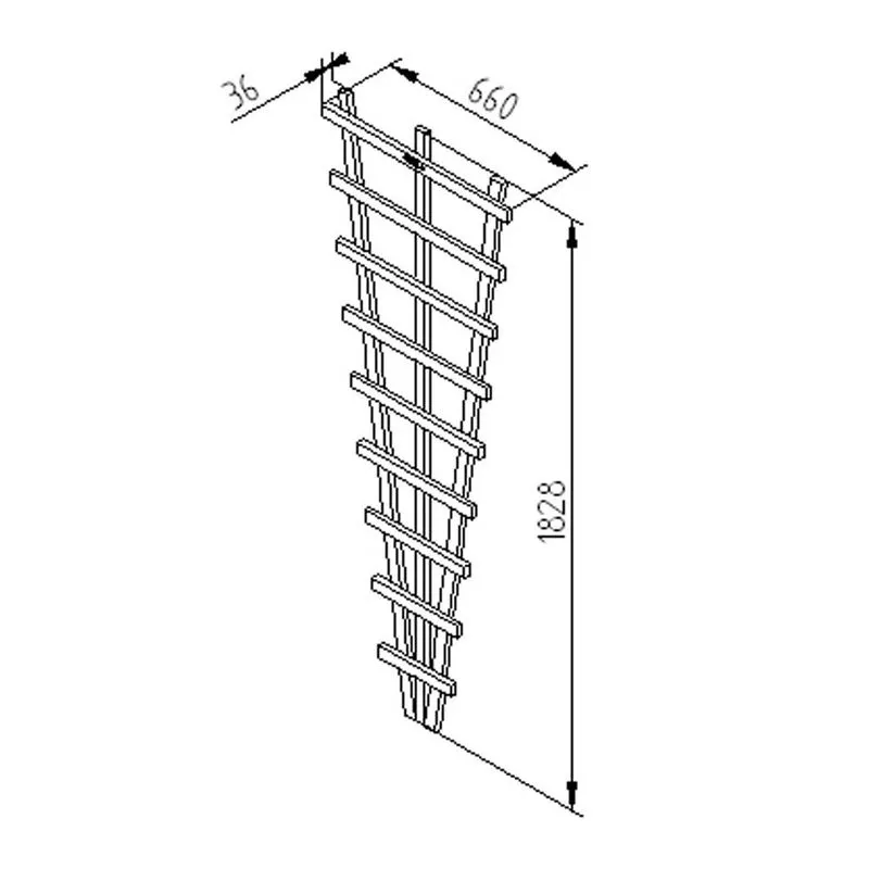 Forest Garden Fan Trellis