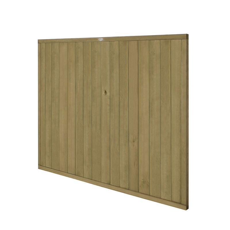 Forest Garden Pressure Treated Vertical Tongue and Groove Fence Panel