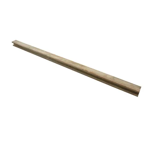 Reeded Post Forest Garden Reeded Slotted Post - 8ft (240 x 9.4 x 9.4cm) | Drainage ...