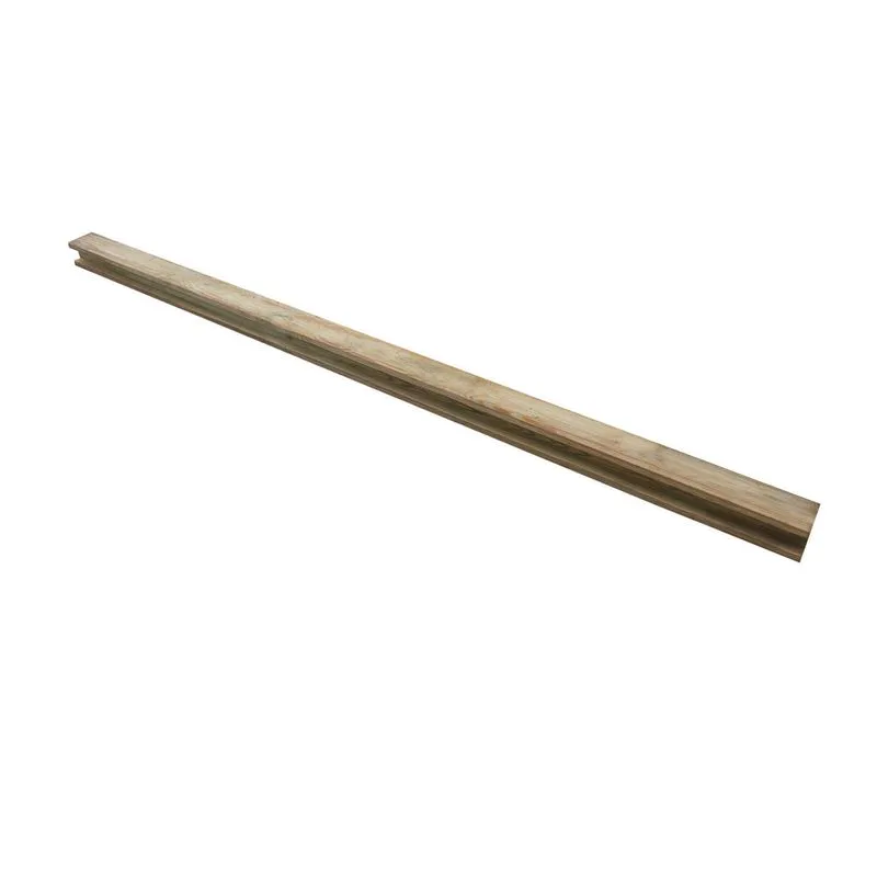 Reeded Post Forest Garden Reeded Slotted Post - 8ft (240 x 9.4 x 9.4cm) | Drainage ...