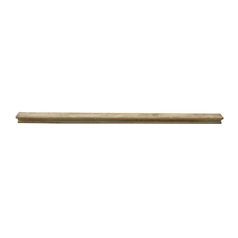 Reeded Post Forest Garden Reeded Slotted Post - 8ft (240 x 9.4 x 9.4cm) | Drainage ...