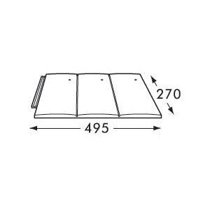 Forticrete Gemini Interlocking Tile & Half