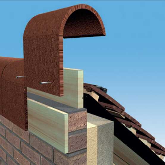 Half Ridge Forticrete Half Round Monoridge Dry Ridge Pack - 3000mm | Roofing ...