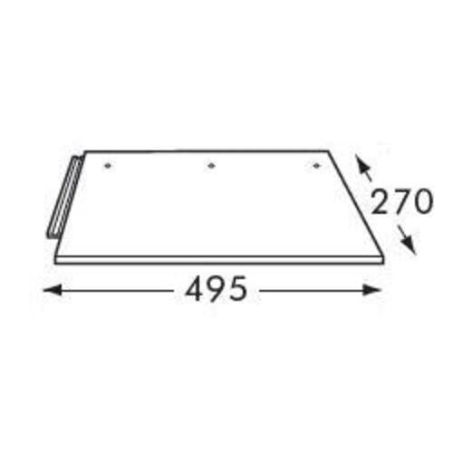 Forticrete Minislate Concrete Roof Tile Universal Slate & Half - Slate Grey