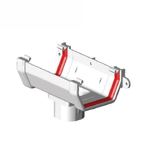 Freeflow Square Style Plastic Gutter Running Outlet