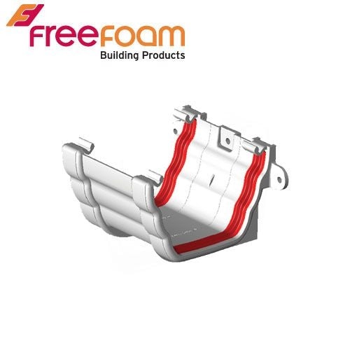 Freeflow Ogee Style Gutter Union Bracket - Caramel