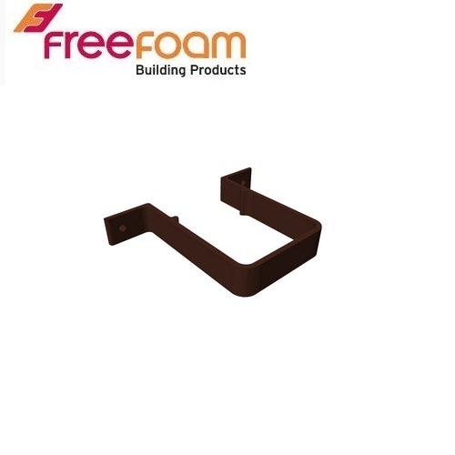 Freeflow Plastic Square Pipe Clip - Brown
