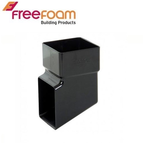 Freeflow Square Downpipe Shoe 65mm - Black