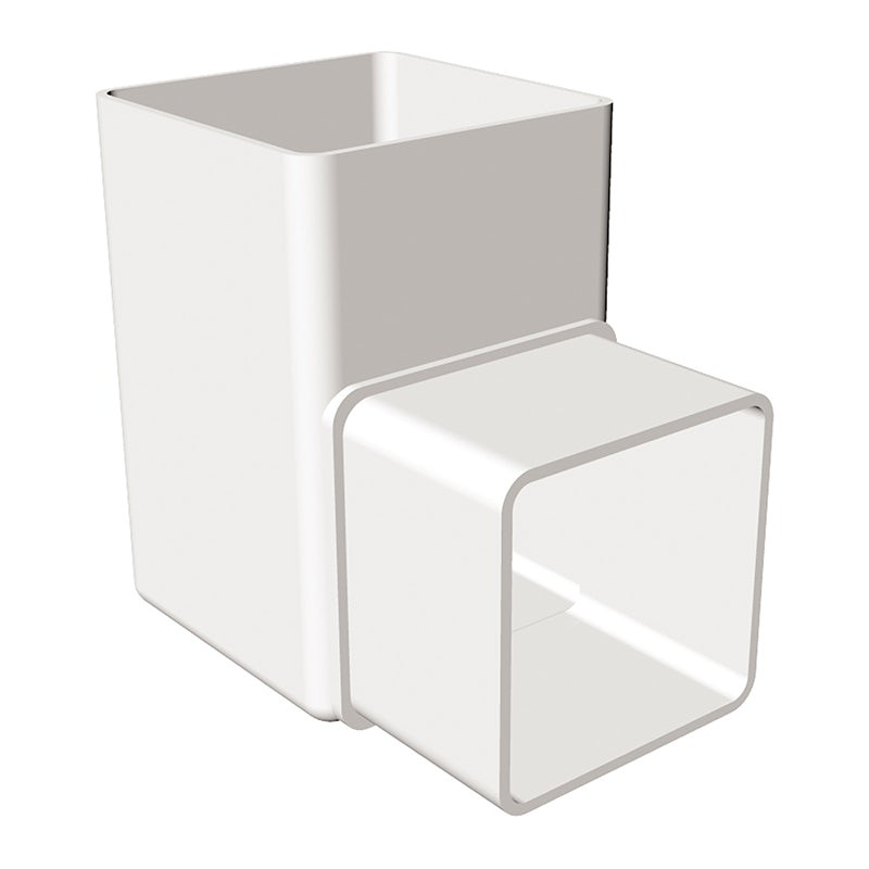 Freeflow Plastic Square Downpipe Offset Bend