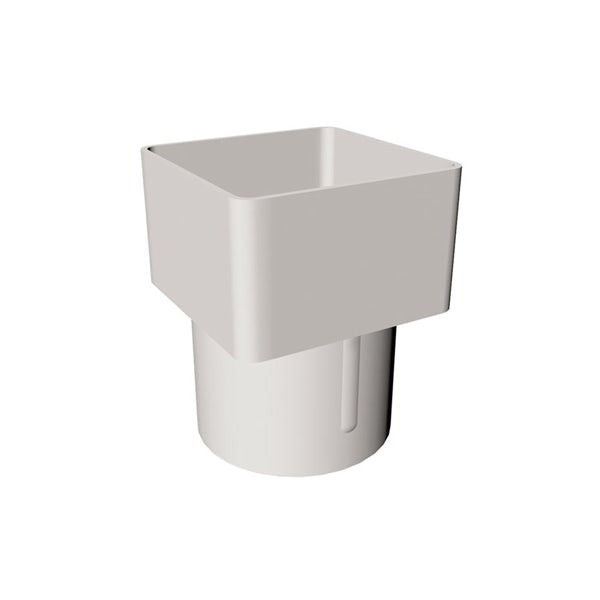 Freeflow Plastic Square to Round Downpipe Adaptor