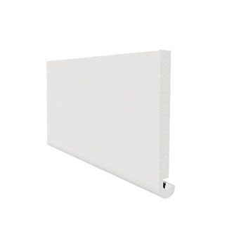 Freefoam uPVC Replacement Fascia Board 18mm White Bullnose Edge 5m
