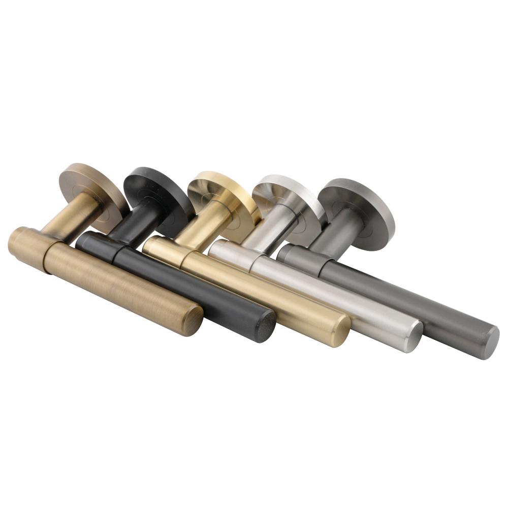 Frisco Collared Lever on Round Rose Door Handle