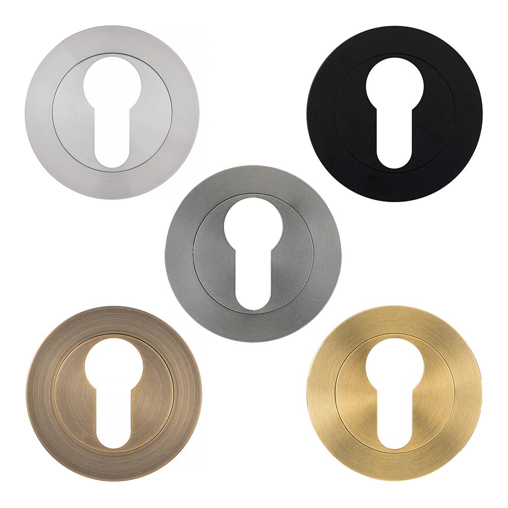 Frisco Euro Escutcheon on Round Rose