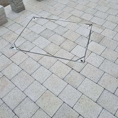 SA-60 Manhole Cover Galvanised Steel Walk-In Tear Plate Manhole Cover Lid 600 x 600 mm SA-60 Manhole Cover Galvanised Steel Walk-In Tear Plate Manhole Cover Lid 600 x 600 mm