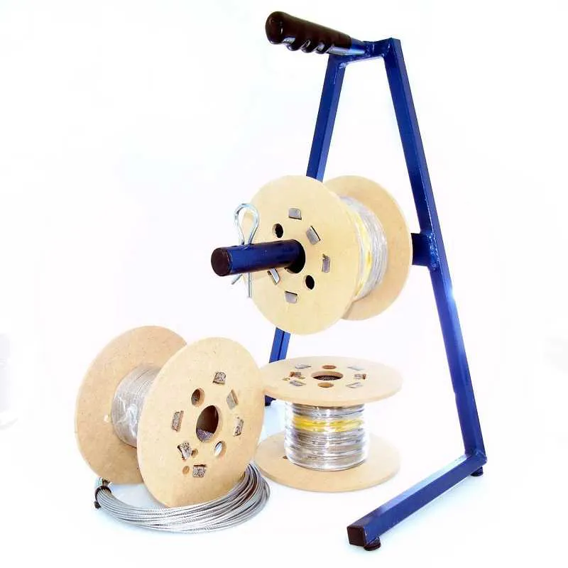 Installation Reel Rope Galvanised Steel Wire Rope 2mm 7x7 Strand - 200m Reel | Landscaping ...