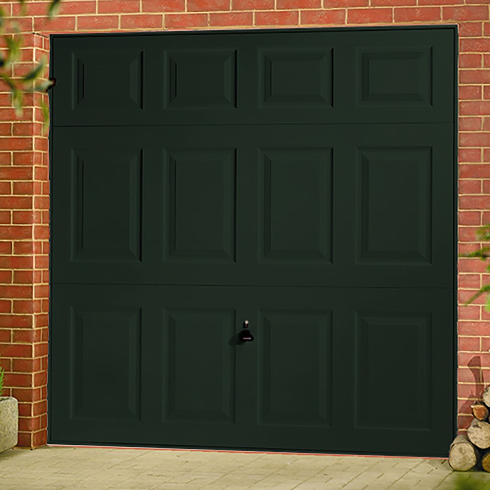 Garador Beaumont Framed Fir Green Retractable Garage Door